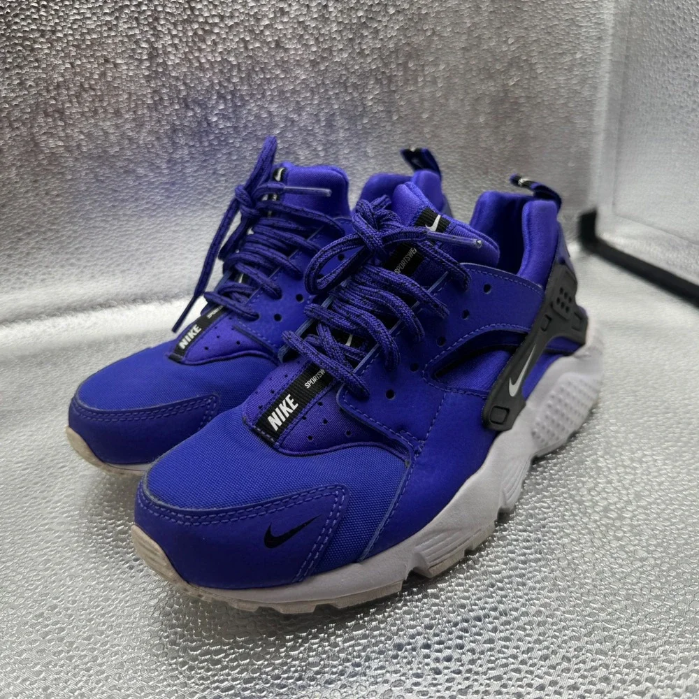 Size 4Y Nike Air Huarache Run GS Kids Blue Excellent Hyper Royal 909143-402
